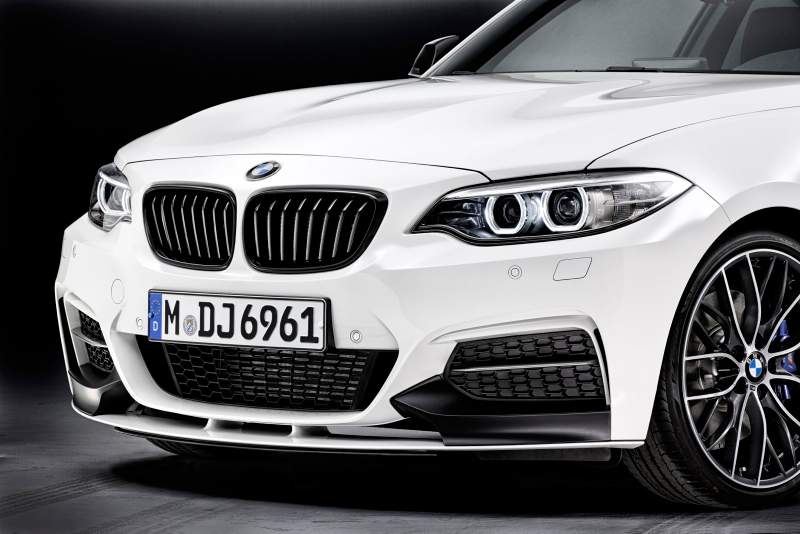 Illustration for article titled Supreme Sporty Flair In M Style: BMW M Performance Parts For The BMW 2 Series Coupé